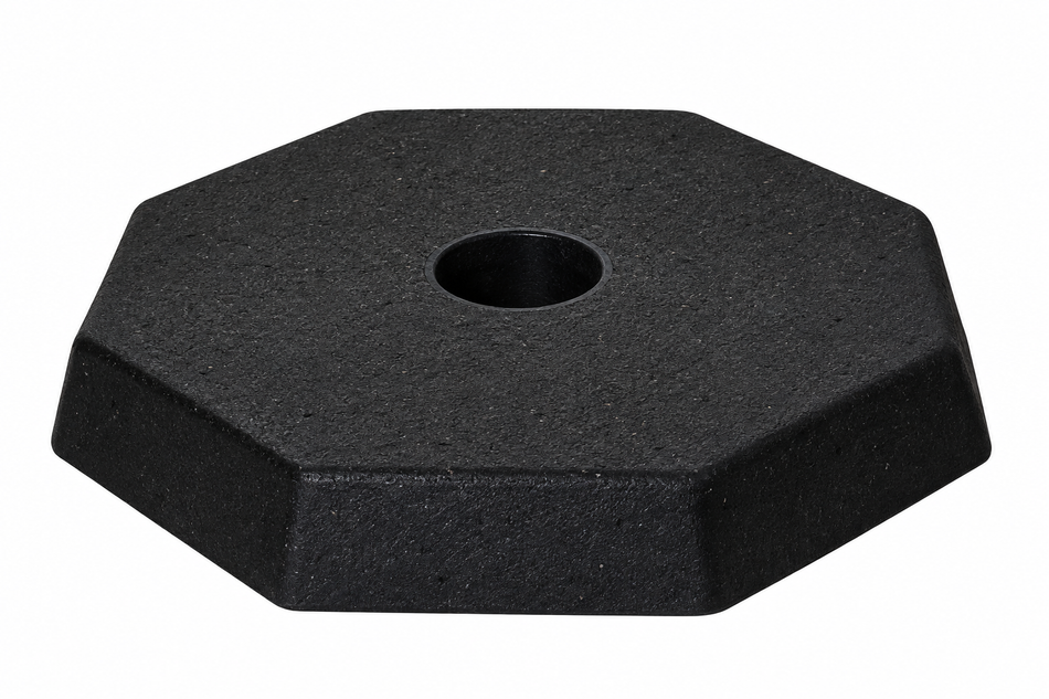 Flexibarrier kraftig gummibas för 60mm stolpar – 6.9 kg