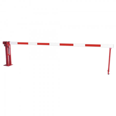 COMPACT boom barrier with gas damper for smooth vehicle access control in parking and industrial areas