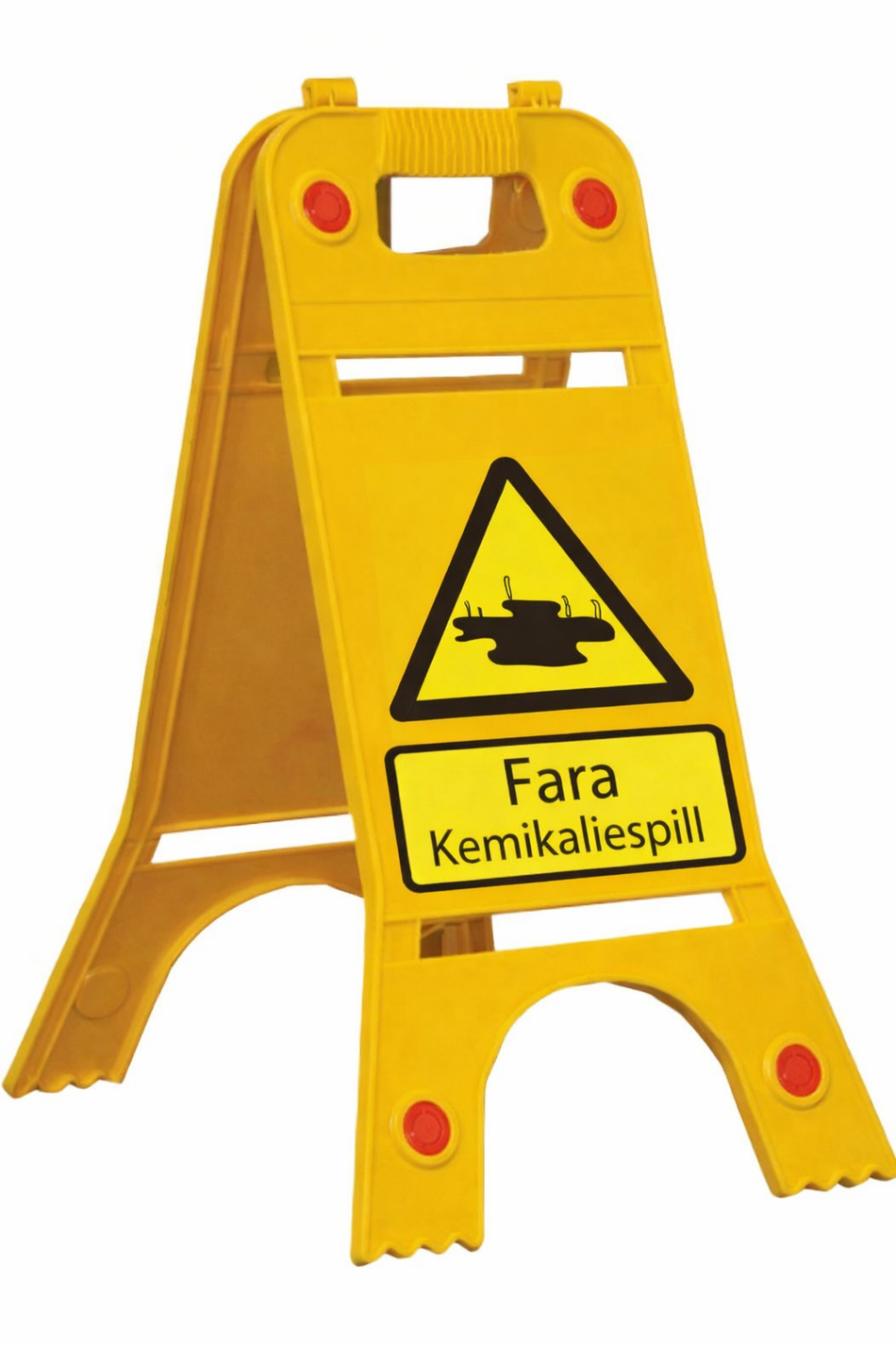 Fristående Skylt - Fara Kemikaliespill