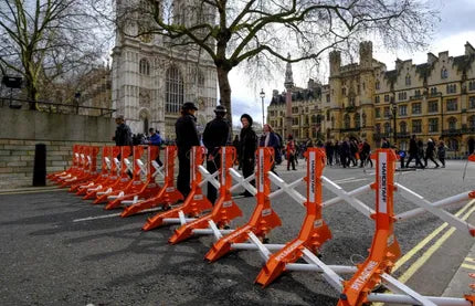 Mobil Anti-Terror Fordonsbarriär -F18- ((HVM Fordonsdämpning)