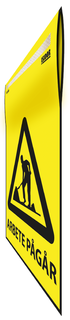 Isidor Varningsflagga – Arbete pågår!