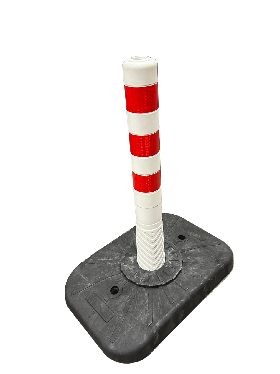 Körfältsavskiljare med avgränsare – Tillfällig trafikavdelare