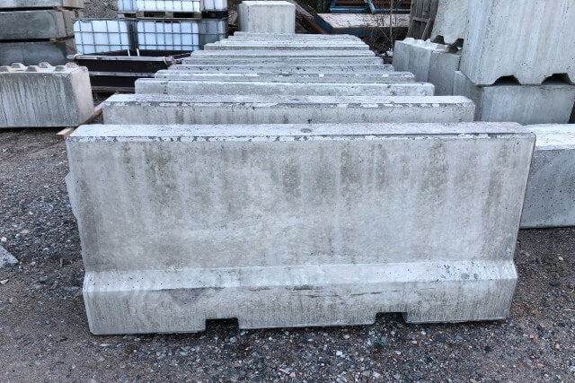 Jerseybarriär – tung avstängning i betong