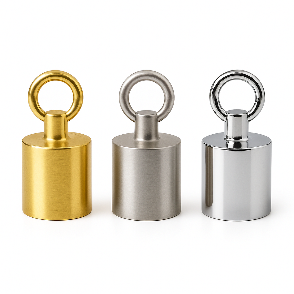 Ändbeslag med ring 36 mm