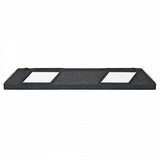 Park-AID Wheel Stop, 900 mm, black with white reflective panels, fixing bolts included