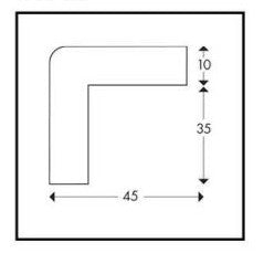 Kantsskydd PROFIL TYP H – Självhäftande