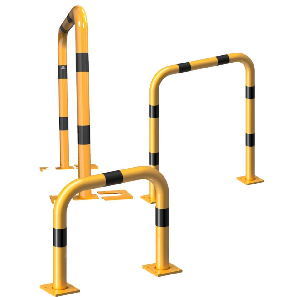 Påkörningsskyddsbåge -Solid- Ø 76 mm, löstagbar att fästa med bultar, olika storlekar