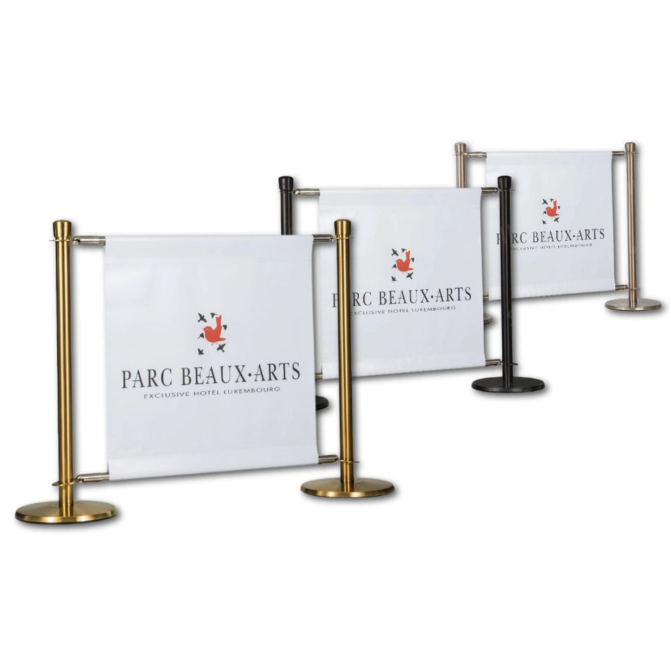 Flexibarrier Café Barrier Set – Premium – 1000mm | Eget Tryck