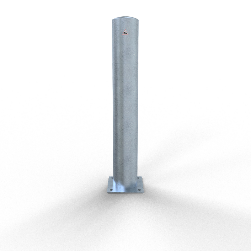 XXL Safety Steel Bollards - Solid Ø 152 mm Steel-galvanized Fixed by plugs 40153