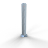 XXL Safety Steel Bollards - Solid Ø 152 mm Steel-galvanized Fixed by plugs 40153