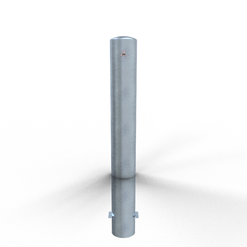 XXL Safety Steel Bollards - Solid Ø 152 mm  Steel-galvanized  Root-fixed 40151
