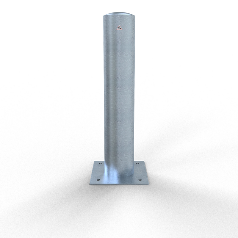 XXL Safety Steel Bollards - Solid Ø 193 mm Steel-galvanized Fixed by plugs 40193