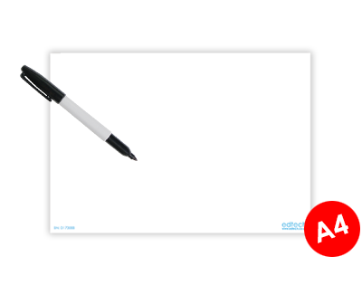 Whiteboard A4 till informationsskylt