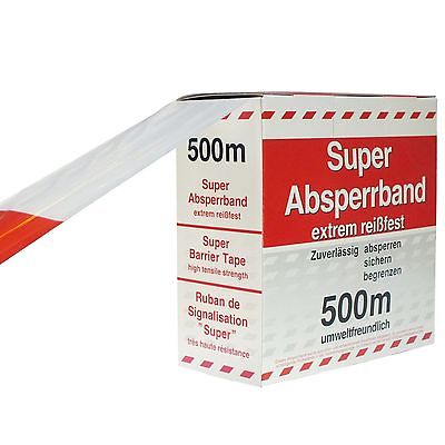 Avspärrningsband Premium - 500 m x 264 st rullar (Full Pall)