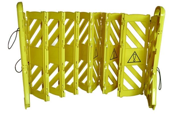 Flexibarrier - Portabel & Saxbarriär - med hjul (4m)