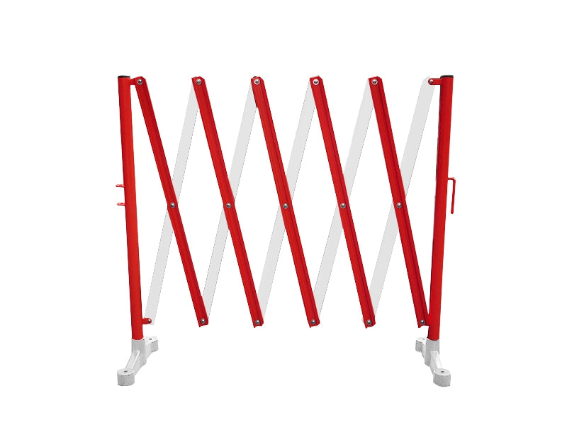 FlexiBarrier -Dragspelsgrind- med fot (3m)