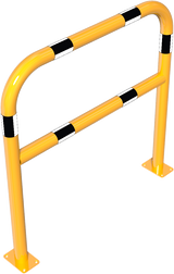 Sektionsräcke - Ø 60mm - med tvärbom