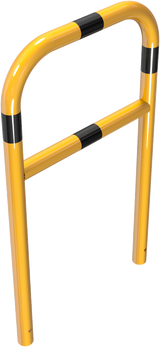 Sektionsräcke - Ø 60mm - med tvärbom