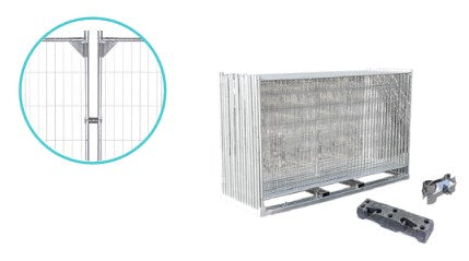 Byggstängsel Standard Förstärkt – Komplett Set (105m)