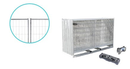 Byggstängsel Premium Original – Komplett Set (105m)