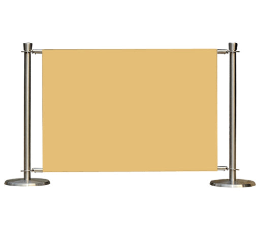 Flexibarrier Café Barrier Set –Premium– 1000mm | Enfärgad Banner