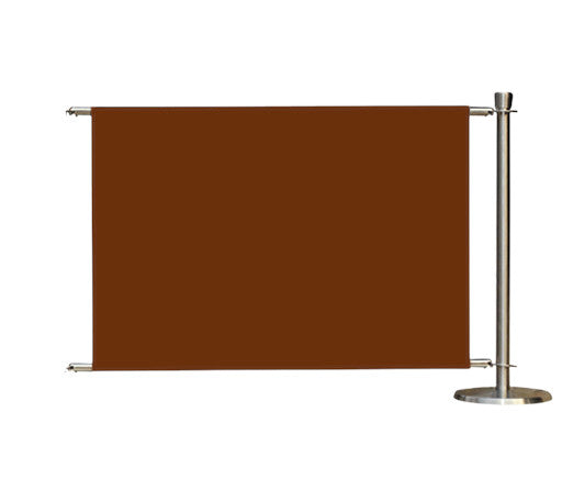 Förlängningskit för Flexibarrier Café Barrier – Premium – 1500mm | Enfärgad Banner