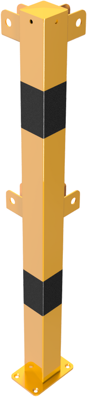 Skyddsräcke Stolpar -Brooklyn- med bultfäste (Flexibel, lutbar) 70x70mm