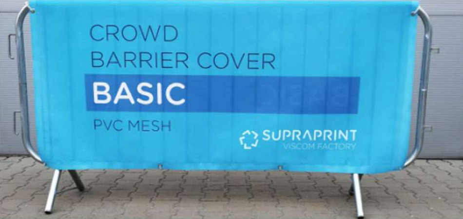 Folierad Avspärrningsöverdrag – Mesh PVC – 200 × 80 cm – Anpassat Tryck