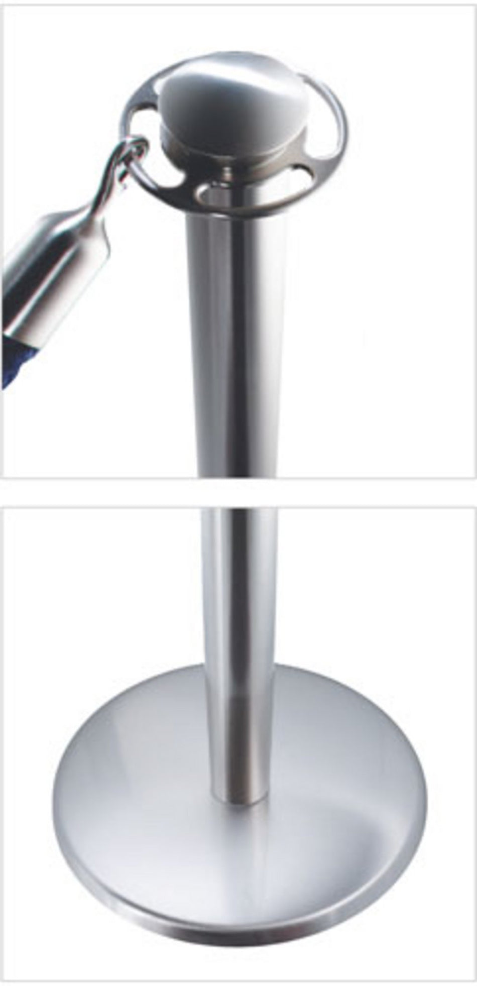 Stolpe och rep avspärrning -Viaguide Luxor-