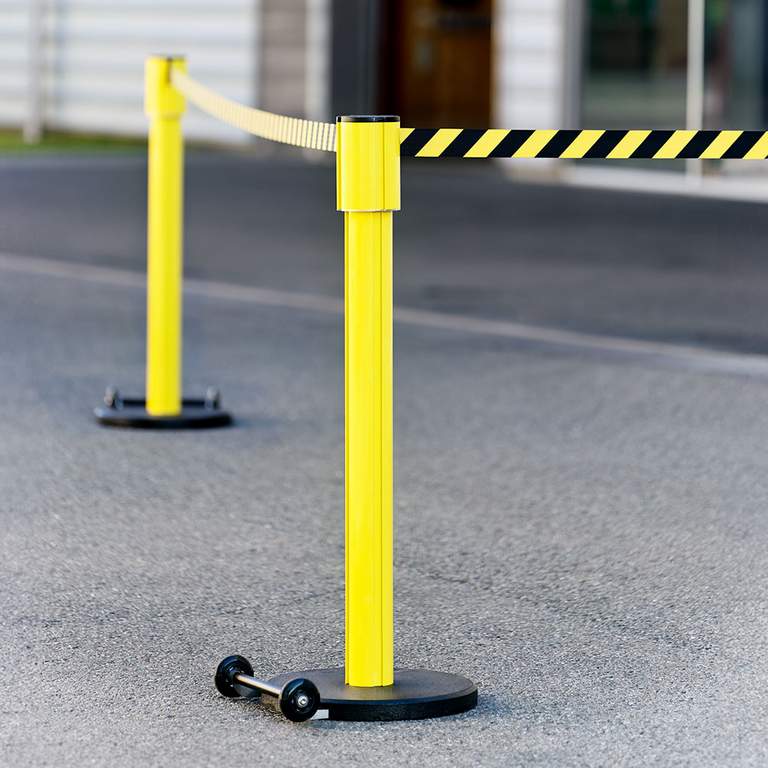 Beltrac Bältesstolpe -Storetrac XXL- (10m indragbart bälte)