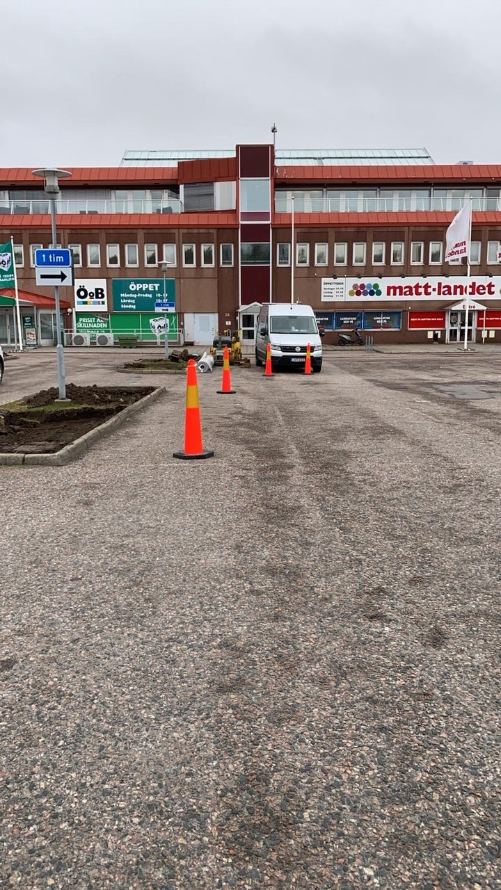 Flexibarrier T-Kon Trafikkon med Bas (10-pack)