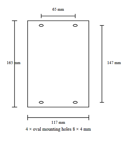 Flexibarrier Väggmonterad Avspärrning -Basic 1050- (10m band)