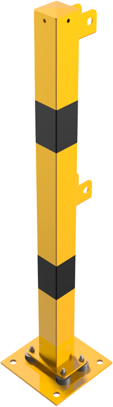 Skyddsräcke Stolpar -Brooklyn- med bultfäste (Flexibel, lutbar) 70x70mm