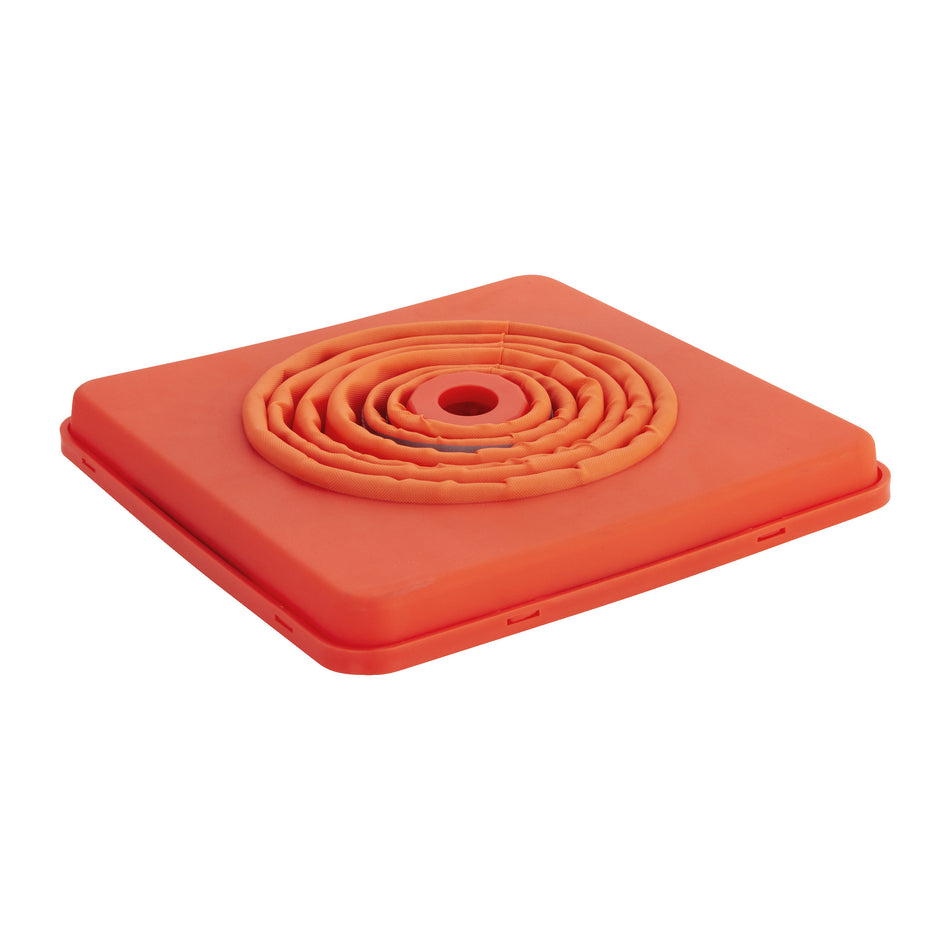 Hopfällbar vägkon med reflekterande ränder – 40 cm