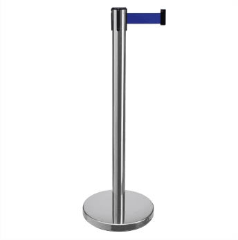 FlexiBarrier Avspärrningsstolpe med band -Eco- (2m band)