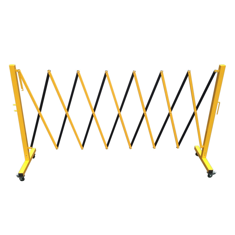 FlexiBarrier -Dragspelsgrind- med hjul (3.6m)