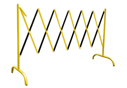 Flexibarrier -Dragspelsgrind- med fot (2.5m)