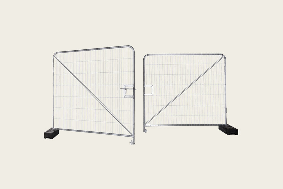 Fordonsgrind för byggstängsel