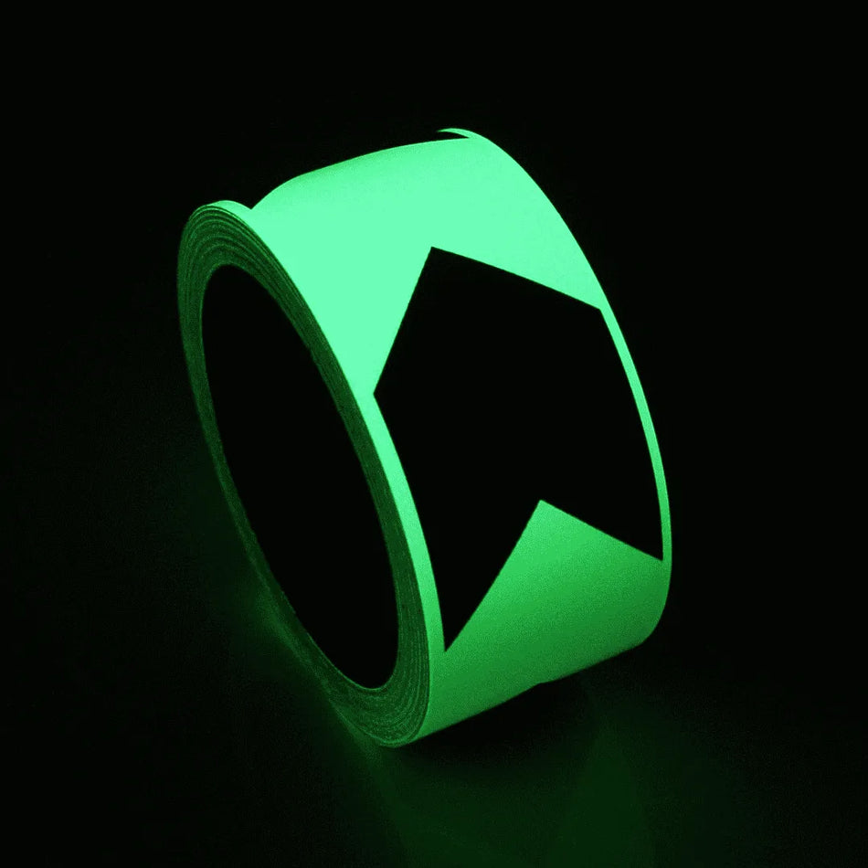 Fotoluminiscerande Riktningstejp – 50 mm x 10 m