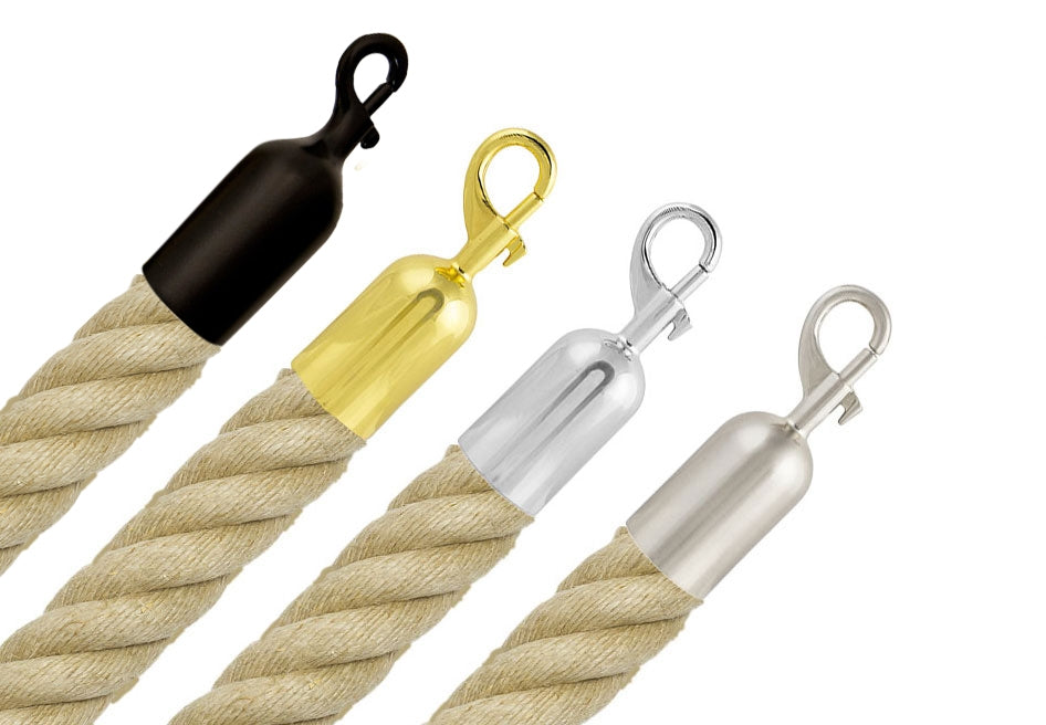 Avspärrningsrep -Hampa- med snäpplås (Ø25 eller 35mm)