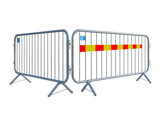 Flexibarrier Kravallstaket -Basic- fast fot (med eller utan reflex)