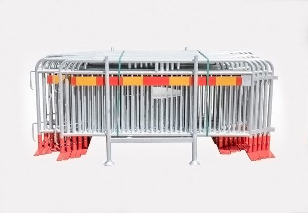 Flexibarrier Kravallstaket -Premium- Truck Edition,  Komplett paket med transportkorg (57,5m)