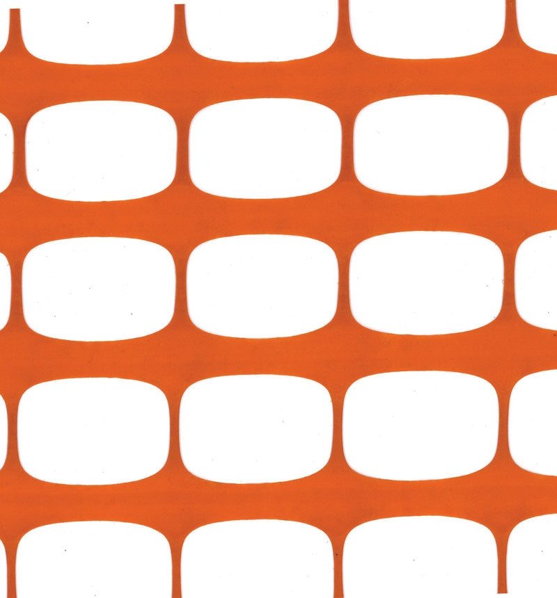 Orange Plast Skyddsnätstängsel - EKONOMI- (50m rulle)