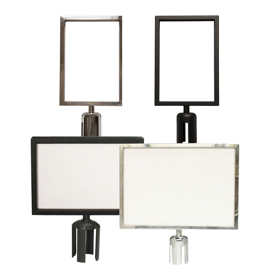 Skylthållare A3/A4 för Flexibarrier (Basic 500 / Outdoor 550 / Pro 550 / Safety 550)