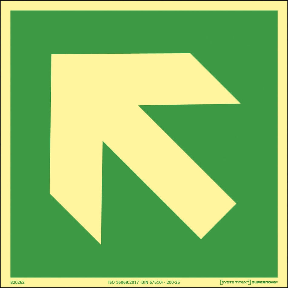 Supernova® Anvisningsskylt - Hänvisningspil diagonal (flera storlekar)