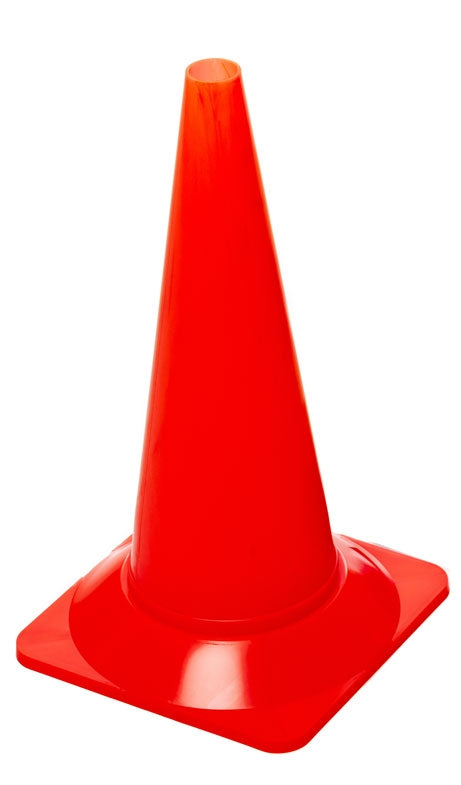 (10-pack) Flexibarrier Trafikkon i Plast - 50cm (Orange) 