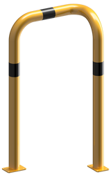 Påkörningsskyddsbåge - Solid - 90° Ensidig, Djup Version