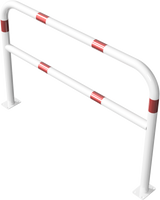 Sektionsräcke - Ø 60mm - med tvärbom