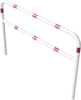 Sektionsräcke - Ø 60mm - med tvärbom