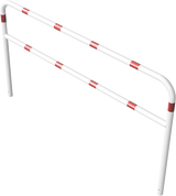 Sektionsräcke - Ø 60mm - med tvärbom
